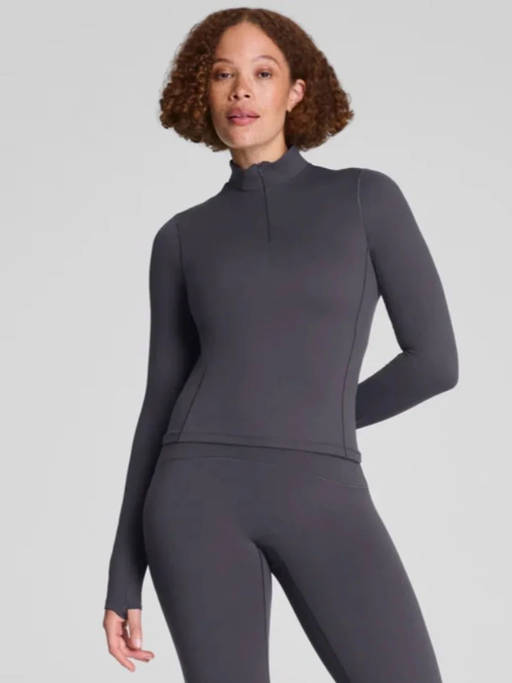 SPANX - Get Moving - Brushed Contour Half Zip